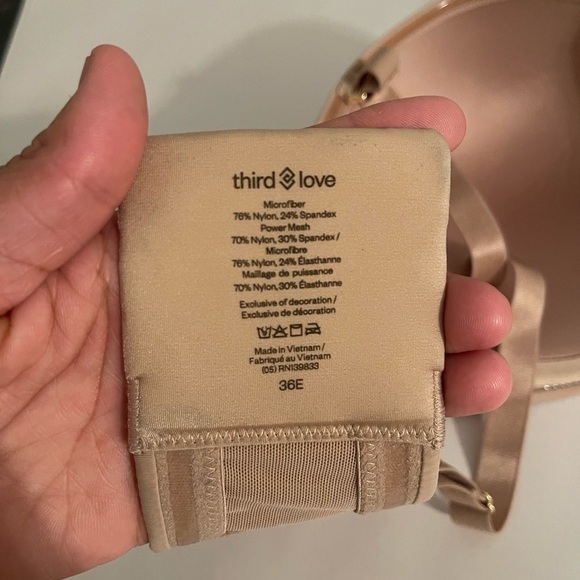 ThirdLove Nude Bra 36E - Picture 6 of 7